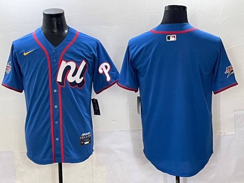 Philadelphia Phillies Phillies 25 All-Star Style 1 Baseball Jersey baseball jersey product view 1