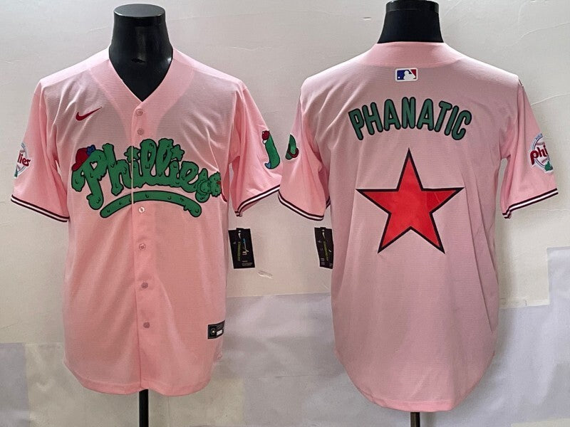 Philadelphia Phillies Phillies 4 Collaboration Baseball Jersey baseball jersey product view 1