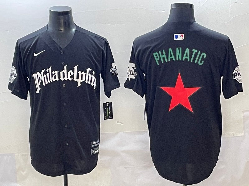 Philadelphia Phillies Phillies 5 Collaboration Style 2 Baseball Jersey baseball jersey product view 1
