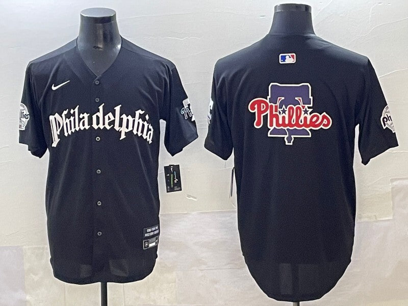 Philadelphia Phillies Phillies 5 Collaboration Style 5 Baseball Jersey baseball jersey product view 1
