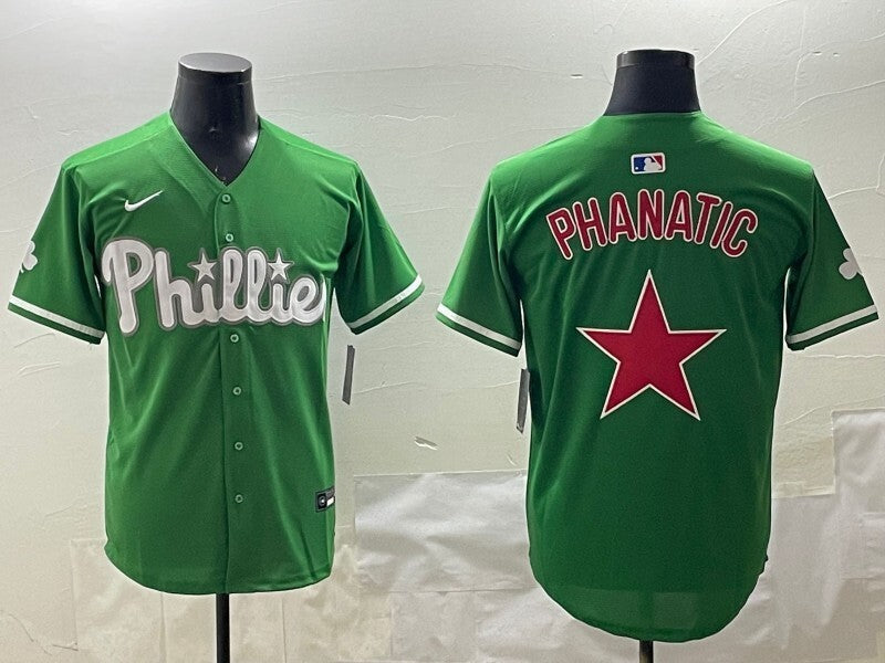 Philadelphia Phillies Phillies Big Logo Style 2 Baseball Jersey baseball jersey product view 1
