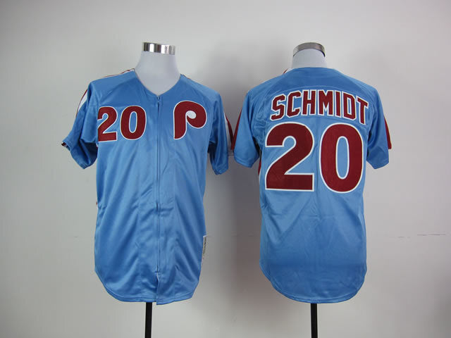 Philadelphia Phillies #20 Mike Schmidt Style 4 Baseball Jersey baseball jersey product view 1
