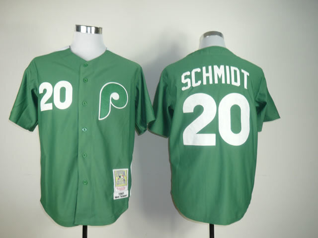 Philadelphia Phillies #20 Mike Schmidt Style 6 Baseball Jersey baseball jersey product view 1