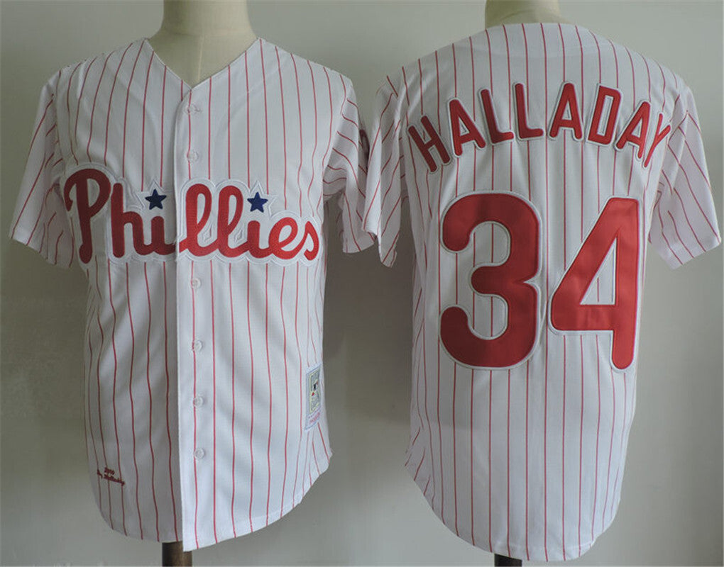 Philadelphia Phillies #34 Style 1 Baseball Jersey baseball jersey product view 1