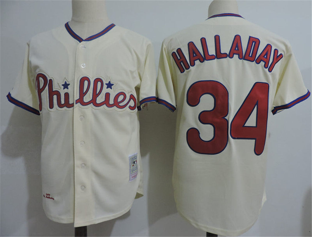 Philadelphia Phillies #34 Style 2 Baseball Jersey baseball jersey product view 1
