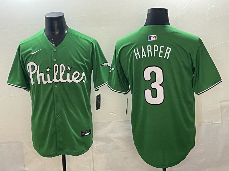 Philadelphia Phillies #3 Bryce Harper Phillies Special Edition Baseball Jersey baseball jersey product view 1
