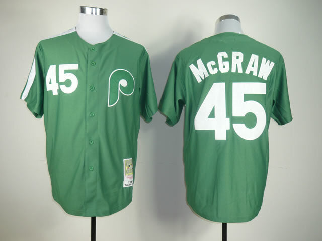 Philadelphia Phillies #45 Style 2 Baseball Jersey baseball jersey product view 1