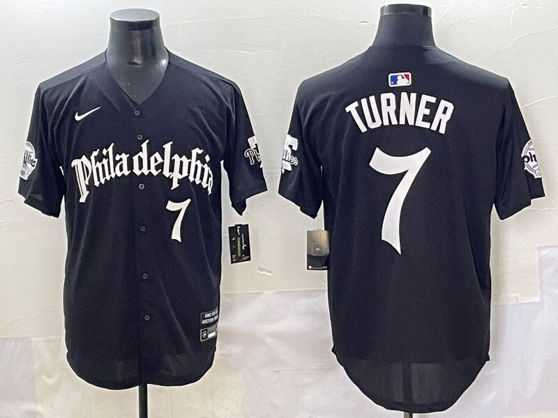 Philadelphia Phillies #7 Trea Turner Phillies 5 Collaboration Style 4 Baseball Jersey baseball jersey product view 1