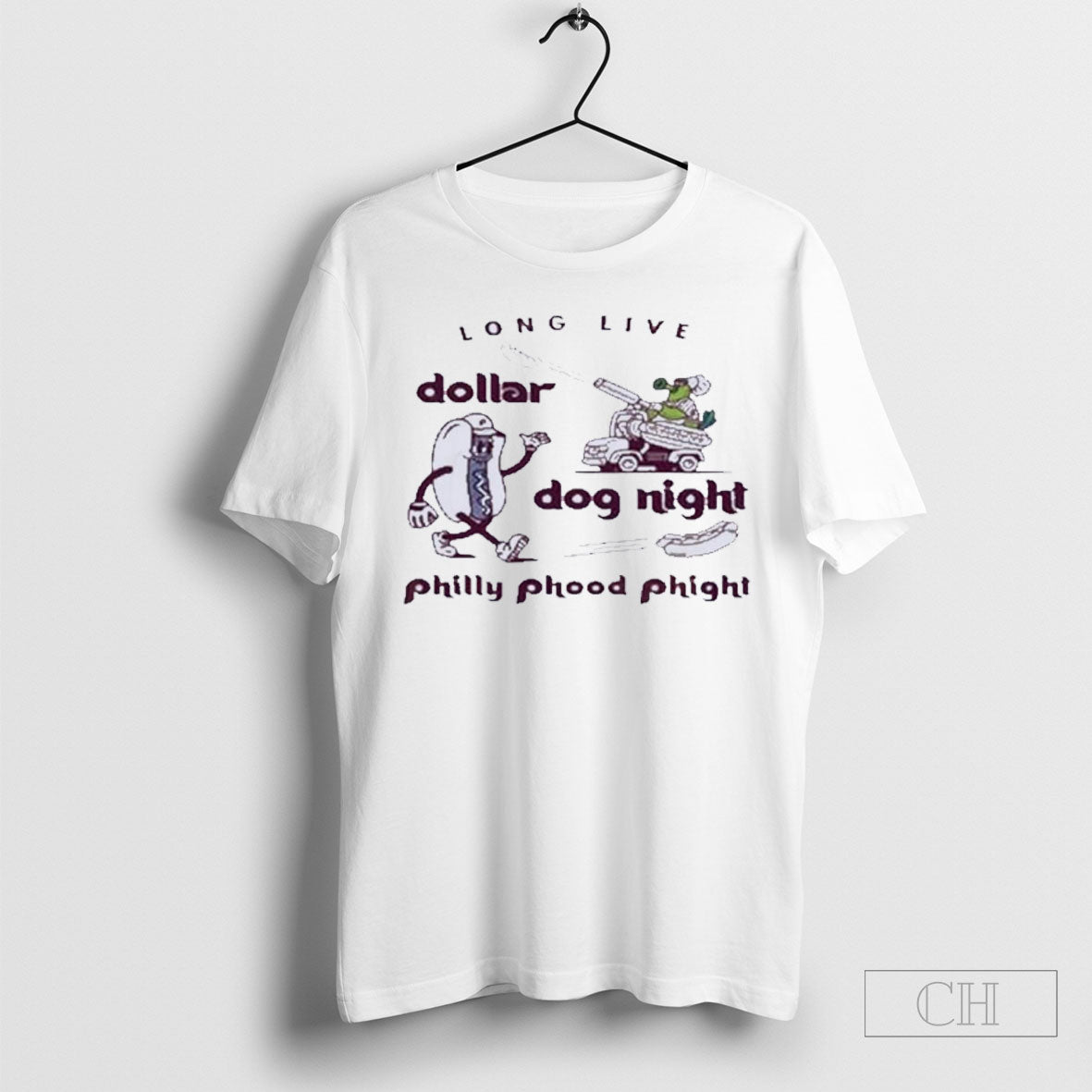 Phillies Long Live Dollar Dog Night Powders Blue Baseball Shirt Tee Unisex T-shirt, Sweatshirt, Hoodie, Long Sleeve Tee - T-Shirt, Sweatshirt, Hoodie
