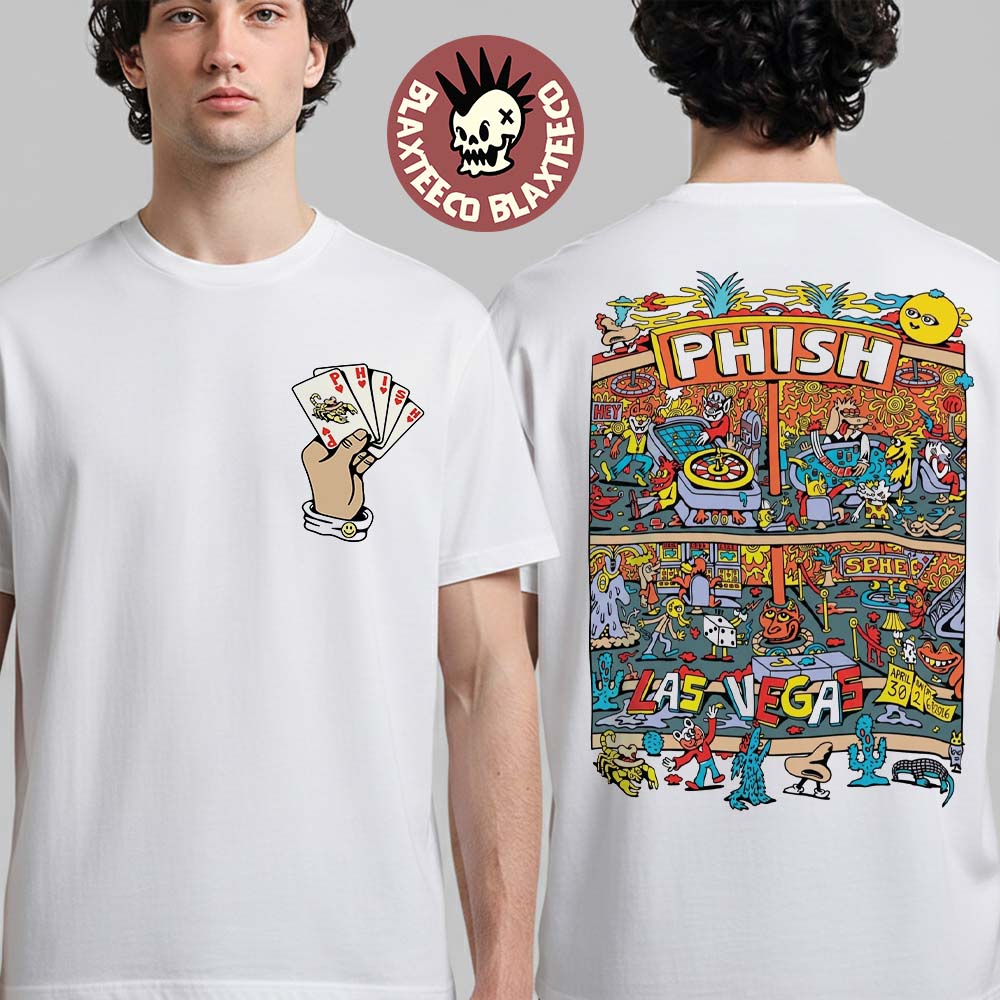 Phish Live At Sphere Las Vegas 2026 Final Weekend Special Killer Acid Event Tee On April 30 May 1 And 2 2026 Playing Cards T-Shirt - T-Shirt, Sweatshirt, Hoodie
