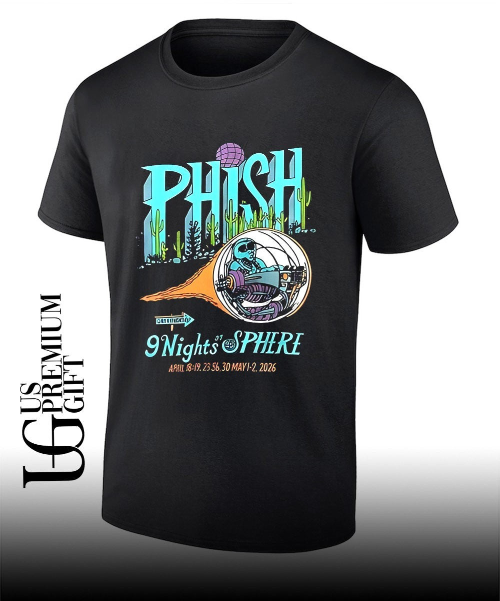 Phish Pollock Rolling Unit Sphere 2026 shirt Unisex T-shirt, Sweatshirt, Hoodie, Long Sleeve Tee - T-Shirt, Sweatshirt, Hoodie