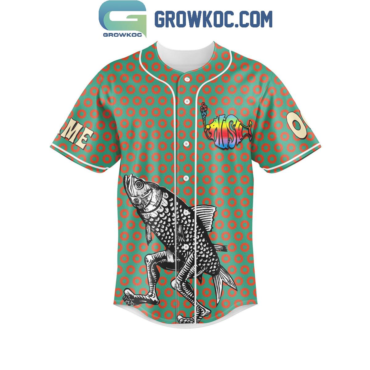 Phish Summer Tour 2025 He’s Got A Knife Personalized Baseball Jersey baseball jersey product view 2