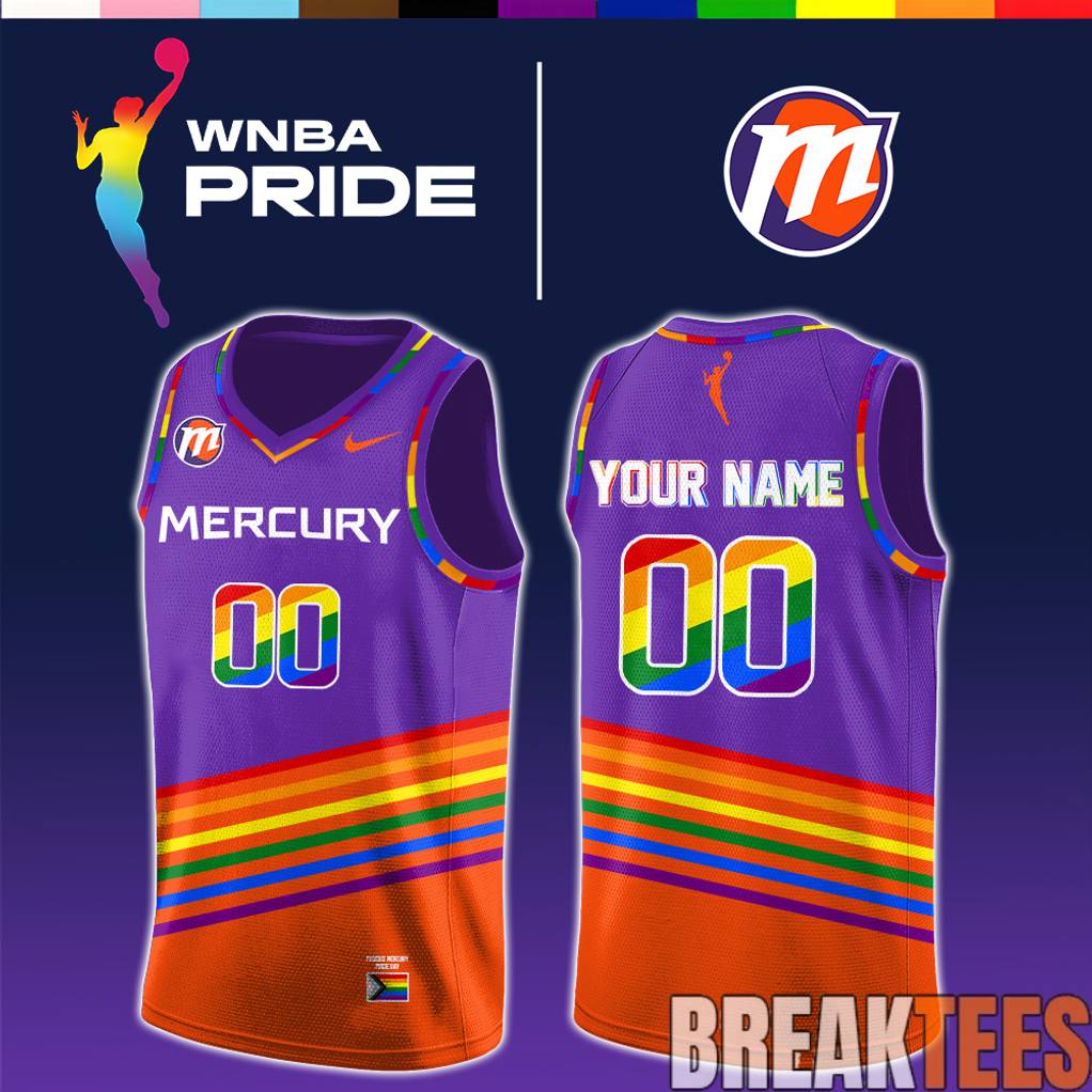 Phoenix Mercury 2026 WNBA x Pride Day Limited Edition Jersey Unisex T-shirt, Sweatshirt, Hoodie, Long Sleeve Tee - T-Shirt, Sweatshirt, Hoodie