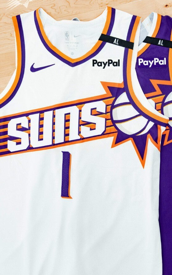 Phoenix Suns 2024-25 Association Basketball Jersey basketball jersey product view 1