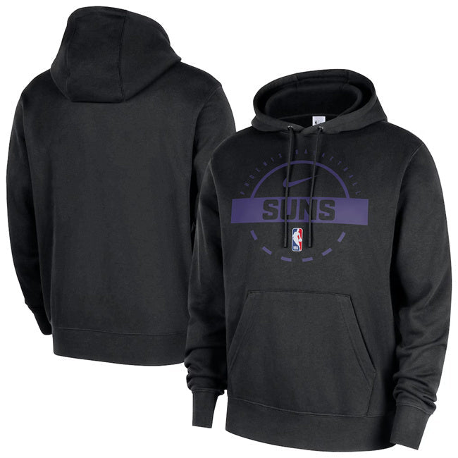 Phoenix Suns Black 2025 26 Practice Club Pullover Hoodie Basketball Jersey basketball jersey product view 1