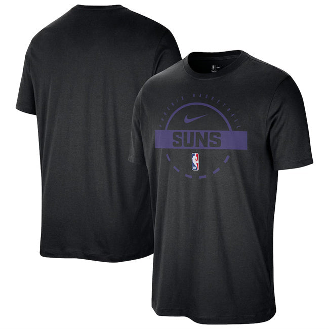 Phoenix Suns Black Practice T-Shirt Basketball Jersey basketball jersey product view 1