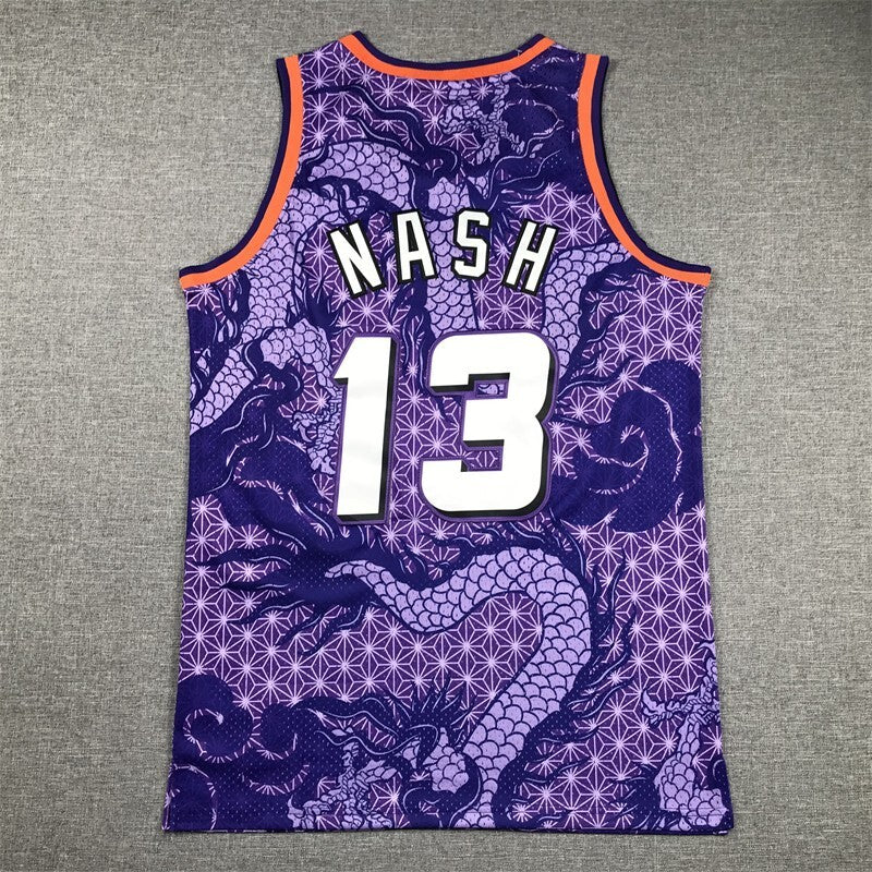 Phoenix Suns #13 Steve Nash Suns 13 Purple s-xxl Style 3 Basketball Jersey basketball jersey product view 1