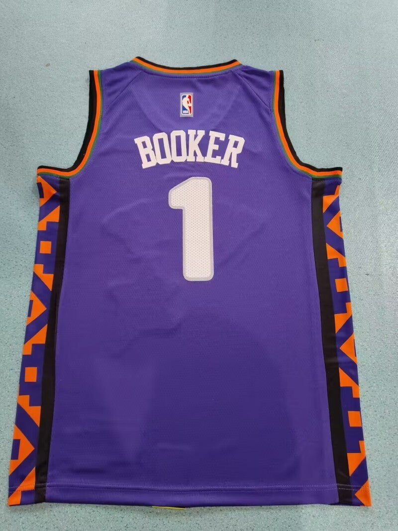 Phoenix Suns #1 Devin Booker New Season Suns 1 City Edition Style 1 Basketball Jersey basketball jersey product view 1