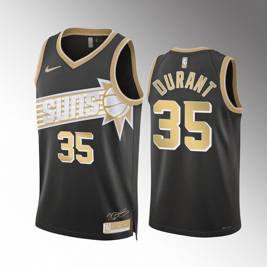 Phoenix Suns #35 Kevin Durant 2024 NBA Select Series Black Style 2 Basketball Jersey basketball jersey product view 1