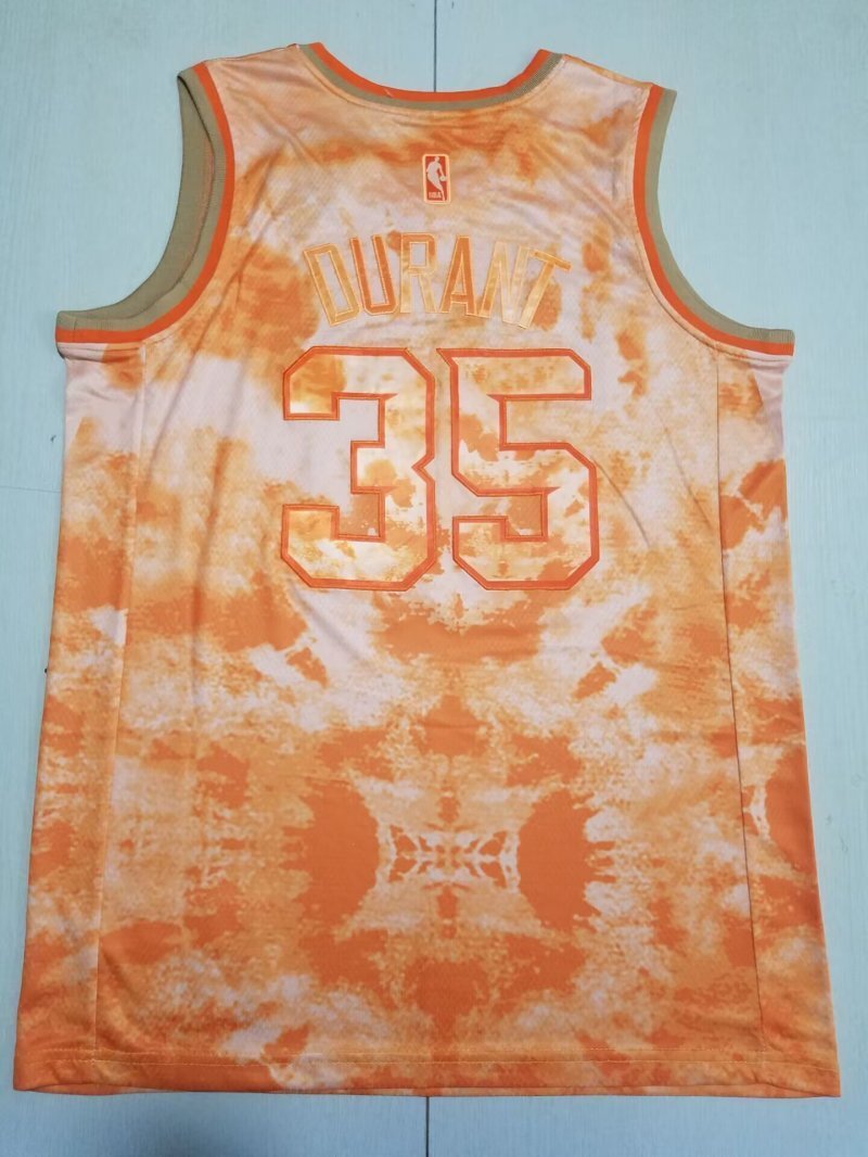 Phoenix Suns #35 Kevin Durant Suns 35 Orange s-xxl Style 1 Basketball Jersey basketball jersey product view 1