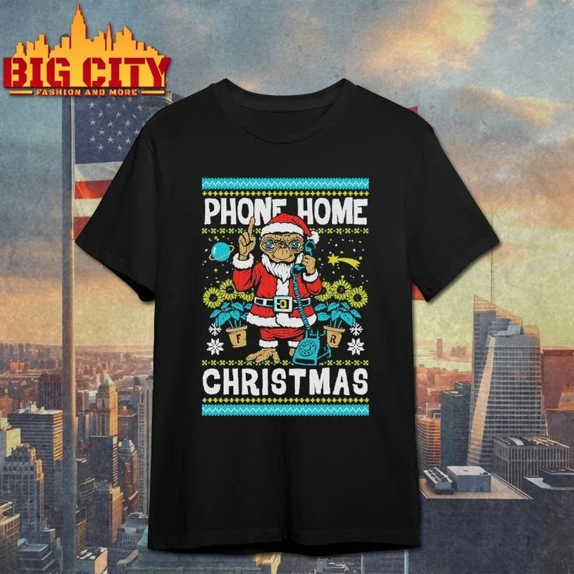 Phone Home This Christmas ugly shirt Unisex T-shirt, Sweatshirt, Hoodie, Long Sleeve Tee - T-Shirt, Sweatshirt, Hoodie