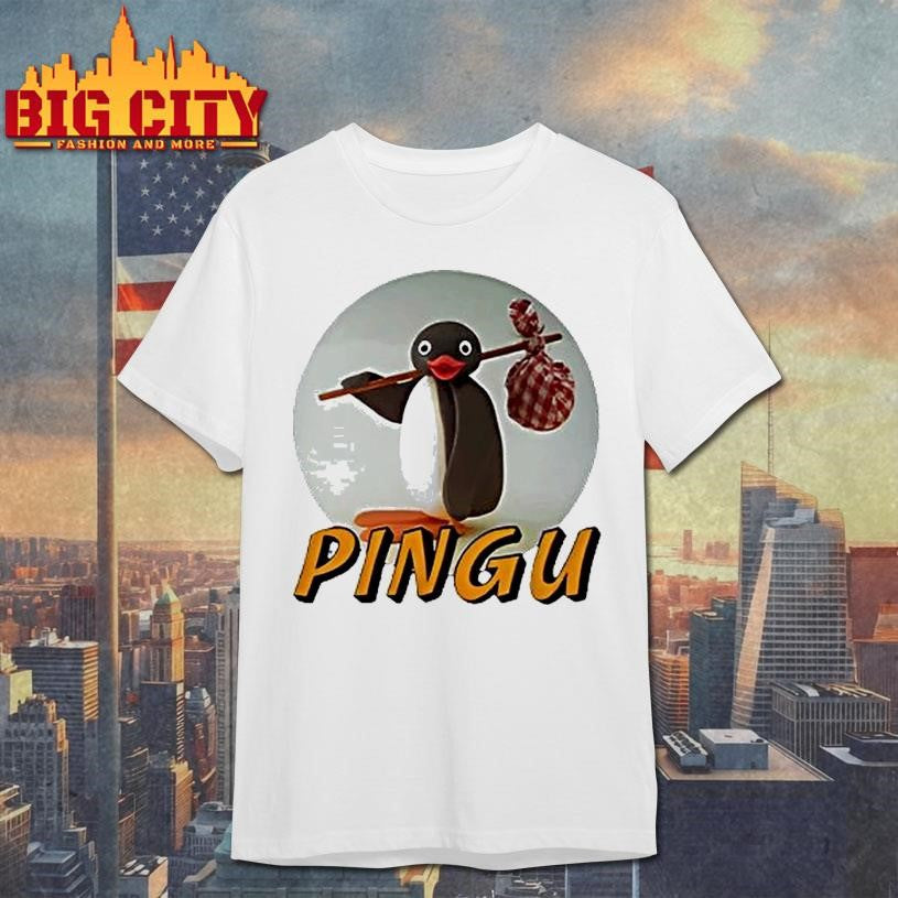 Pingu Logo Cute Shirt Unisex T-shirt, Sweatshirt, Hoodie, Long Sleeve Tee - T-Shirt, Sweatshirt, Hoodie