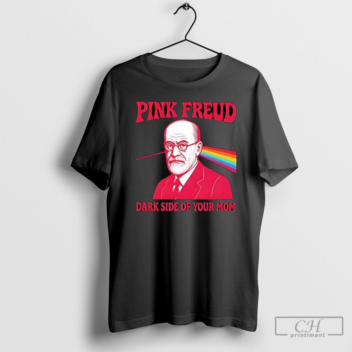 Pink Freud Dark Side Of Your Mom Retro Psychologist Shirt Tee Unisex T-shirt, Sweatshirt, Hoodie, Long Sleeve Tee - T-Shirt, Sweatshirt, Hoodie