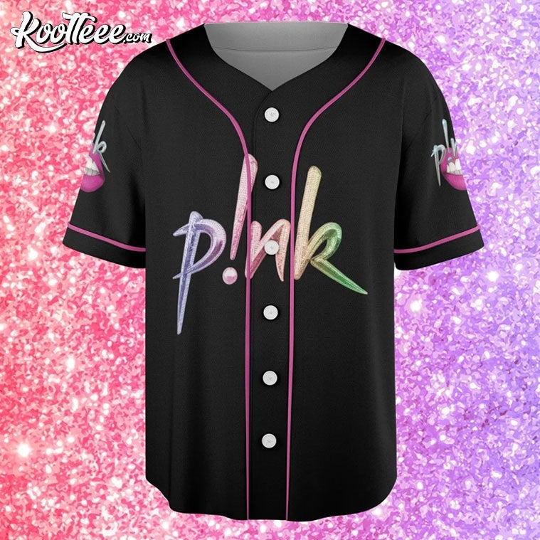 Pink Summer Carnival 2024 Tour Baseball Jersey baseball jersey product view 2