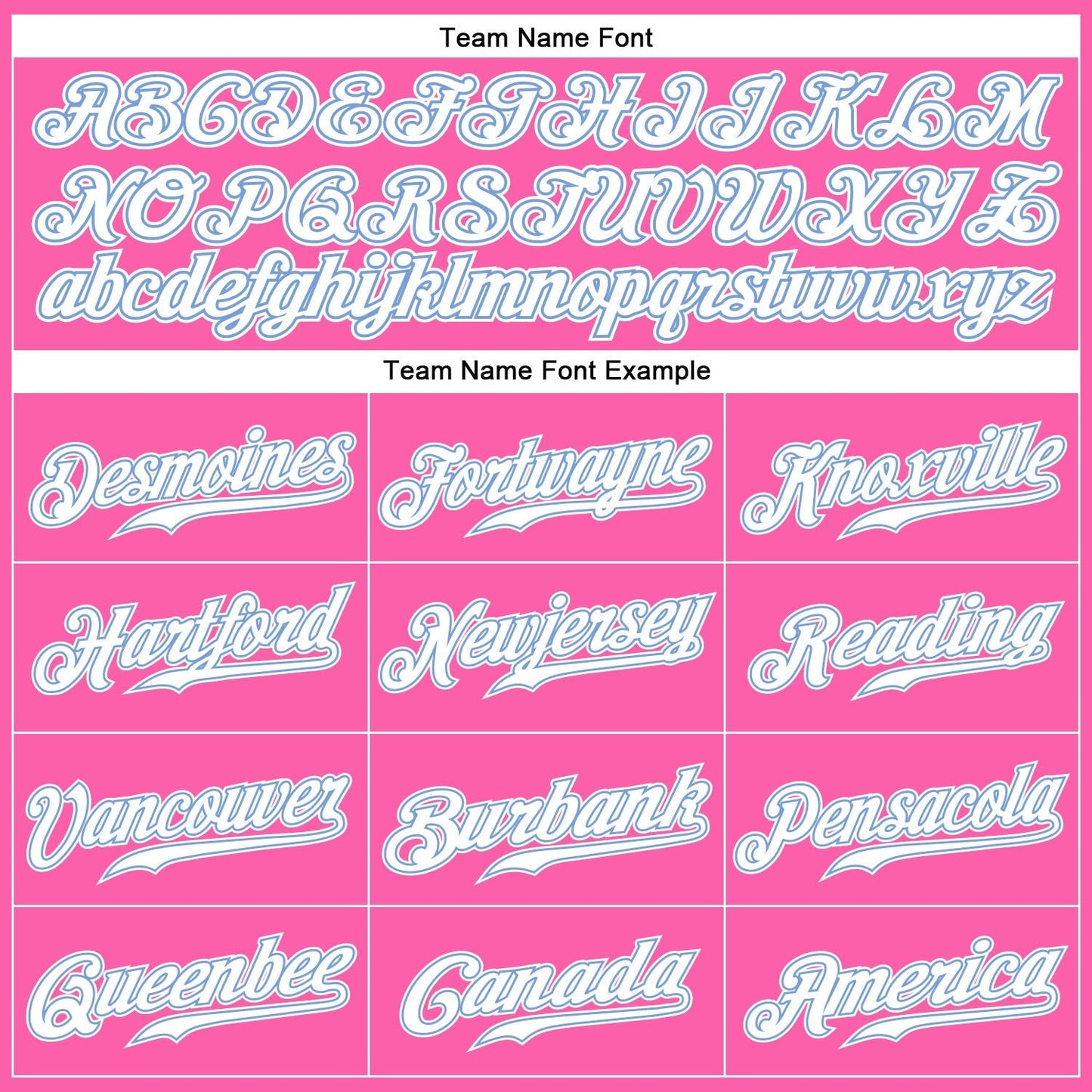 Custom Pink White-Light Blue Authentic Baseball Jersey baseball jersey product view 4