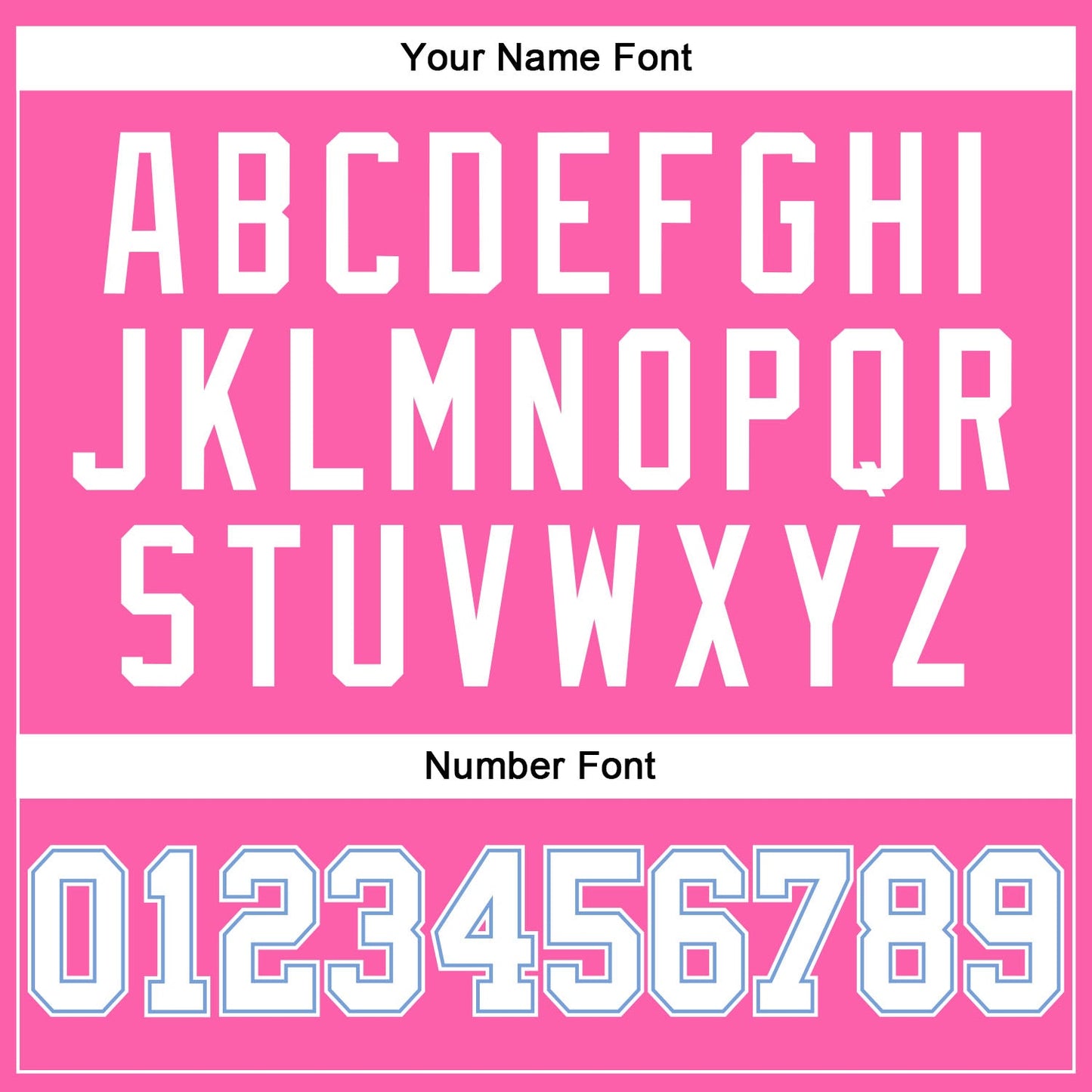 Custom Pink White-Light Blue Authentic Baseball Jersey baseball jersey product view 5