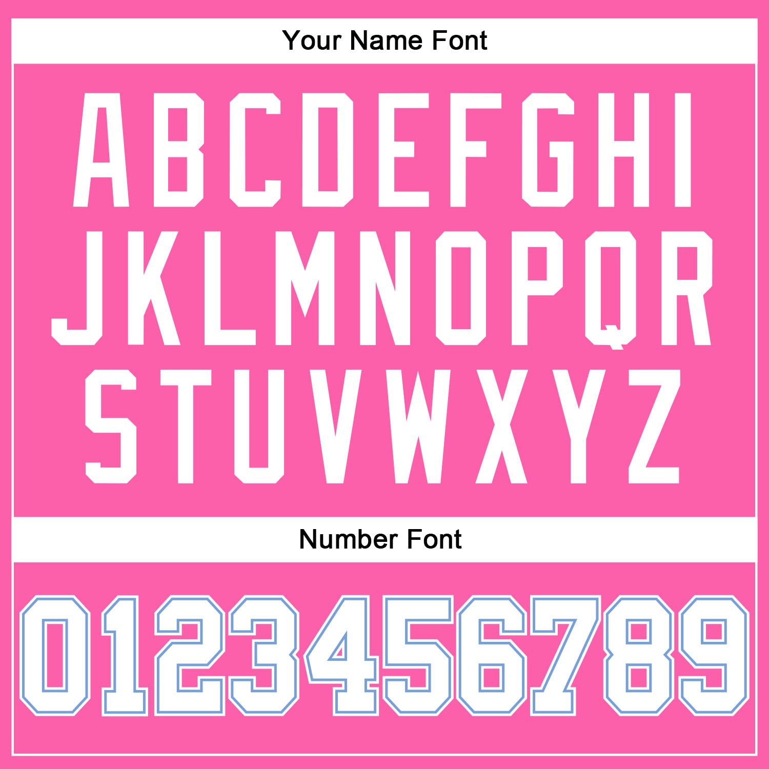 Custom Pink White-Light Blue Authentic Baseball Jersey baseball jersey product view 5