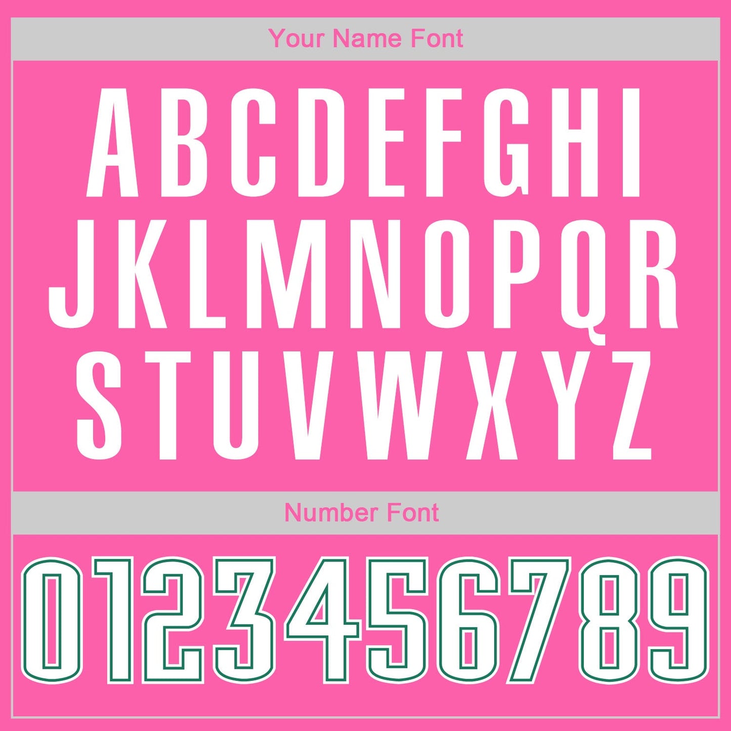 Custom Pink White-Kelly Green Authentic Baseball Jersey baseball jersey product view 5