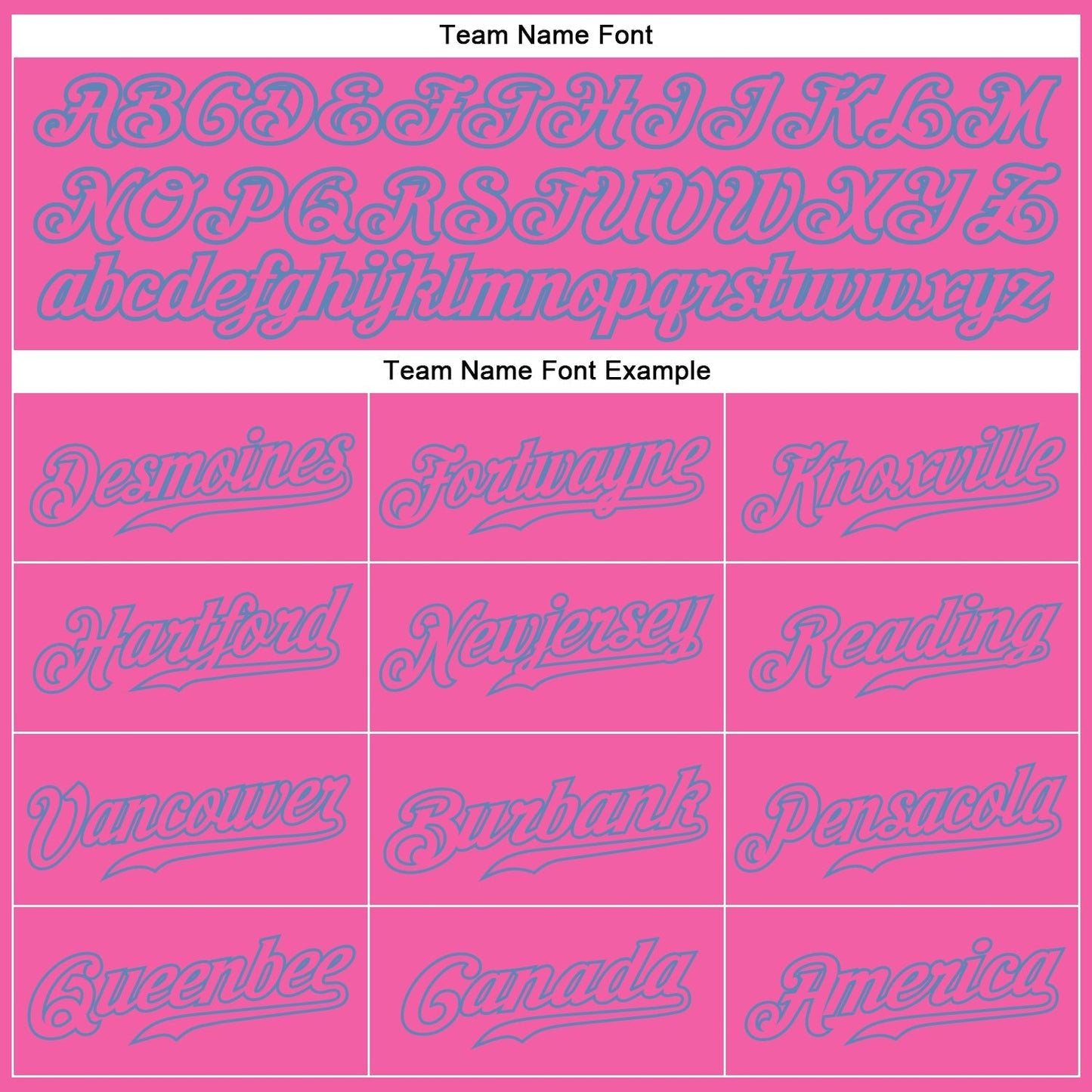 Custom Pink Pink-Light Blue Authentic Baseball Jersey baseball jersey product view 4