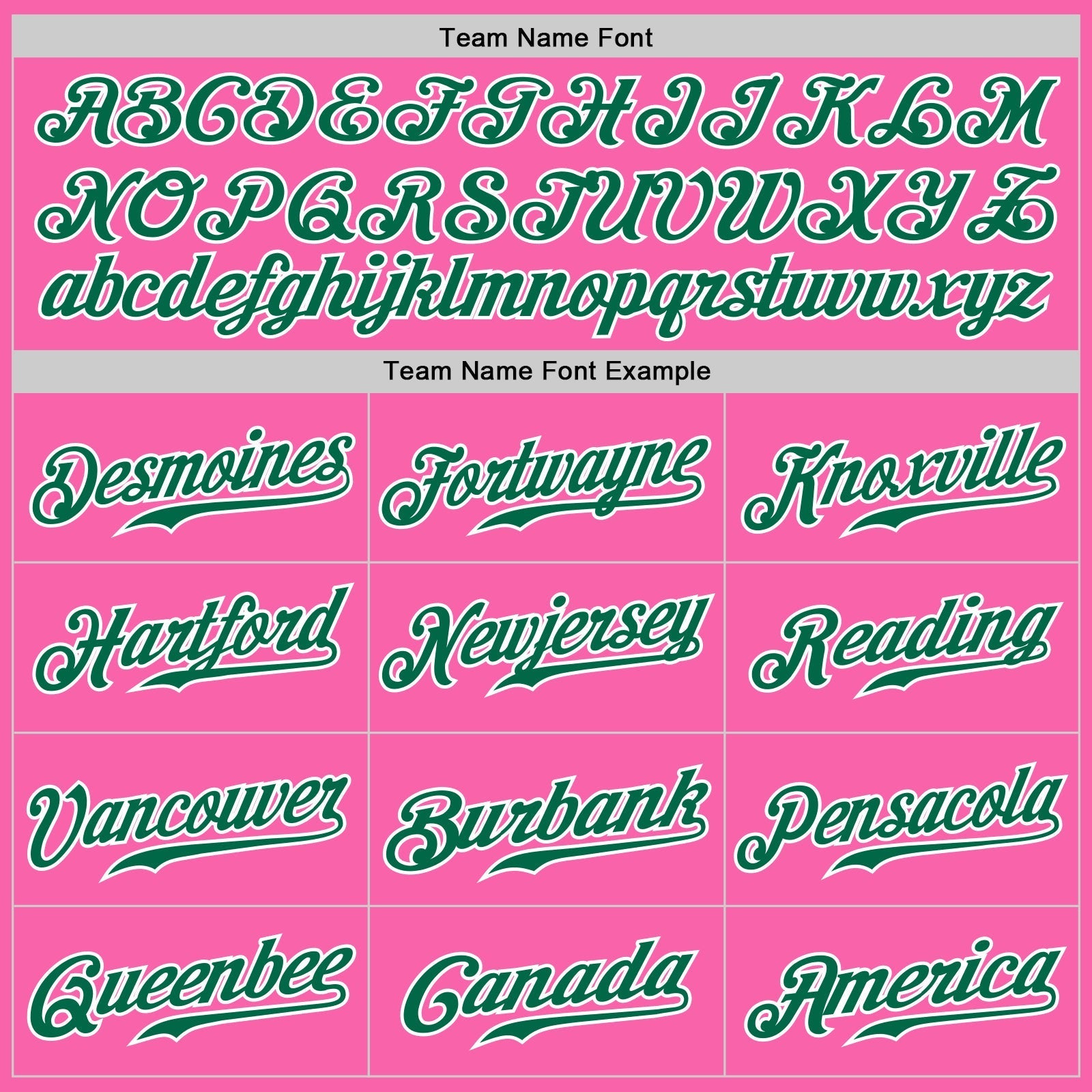Custom Pink White Pinstripe Kelly Green-White Authentic Baseball Jersey baseball jersey product view 5