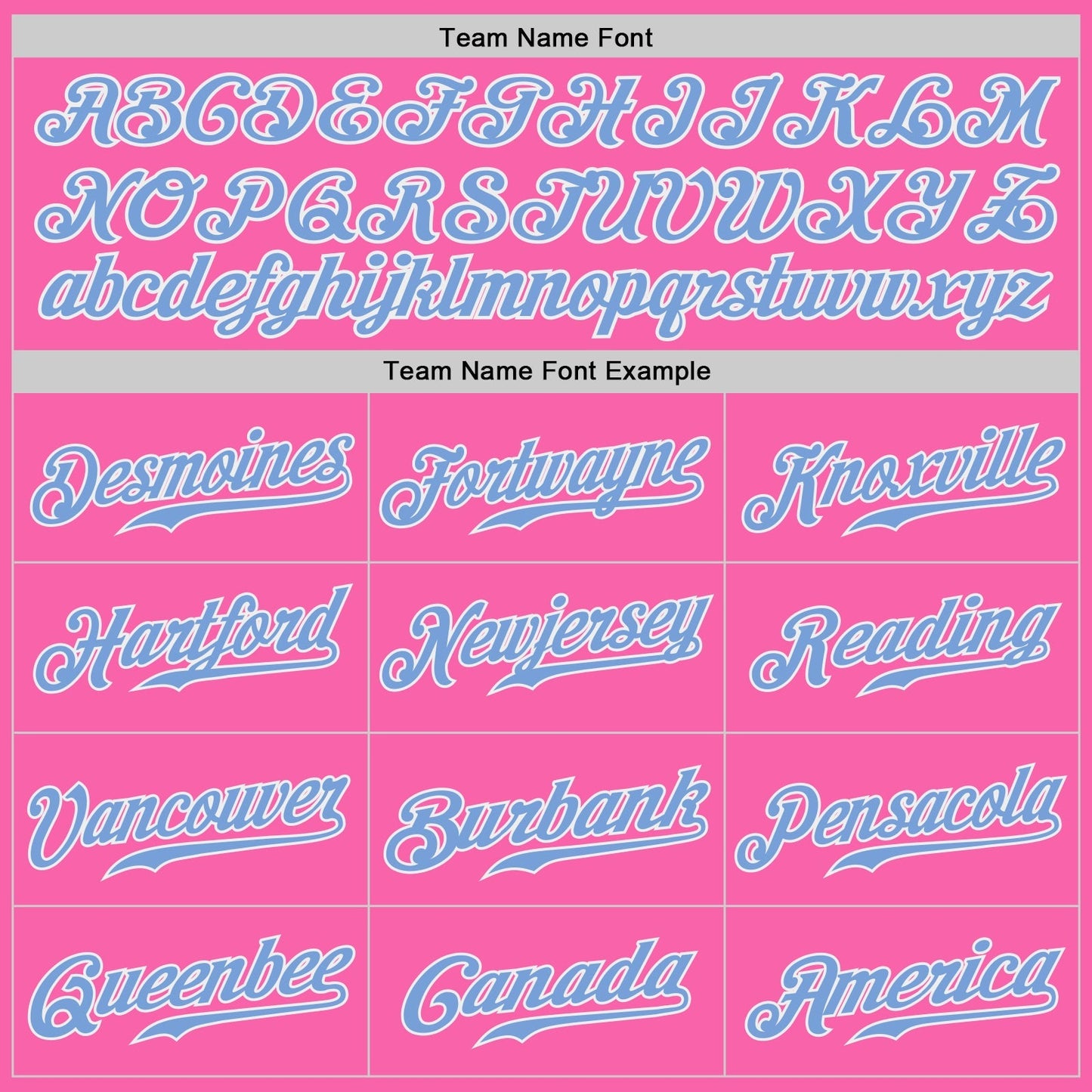 Custom Pink Light Blue-White Authentic Baseball Jersey baseball jersey product view 4