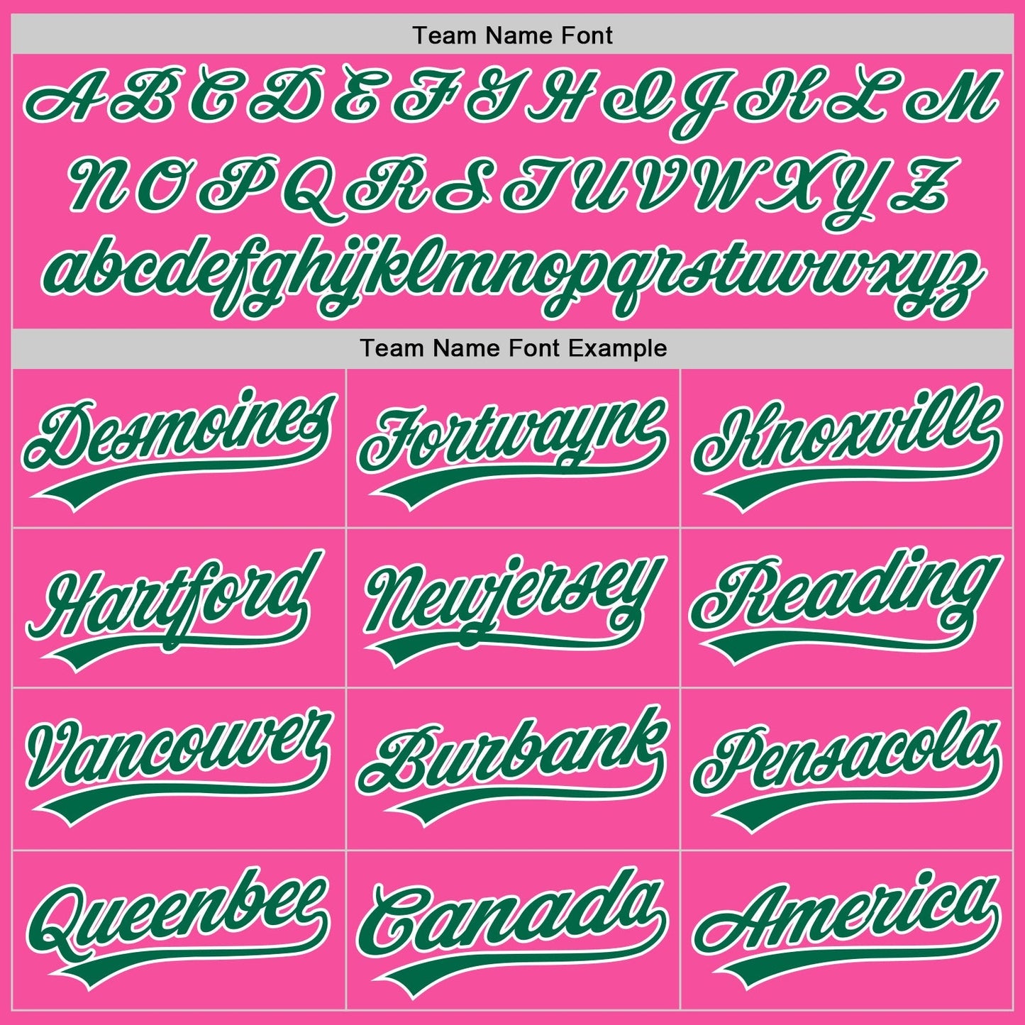Custom Pink White Pinstripe Kelly Green Authentic Baseball Jersey baseball jersey product view 4