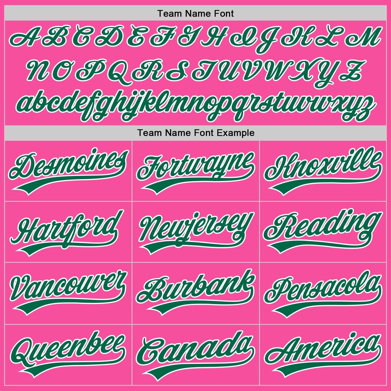 Custom Pink White Pinstripe Kelly Green Authentic Baseball Jersey baseball jersey product view 4