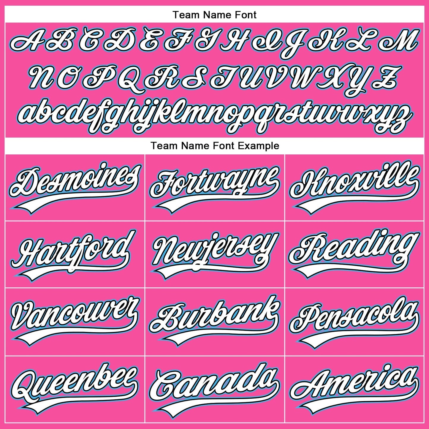 Custom Pink White Pinstripe Sky Blue Authentic Baseball Jersey baseball jersey product view 4