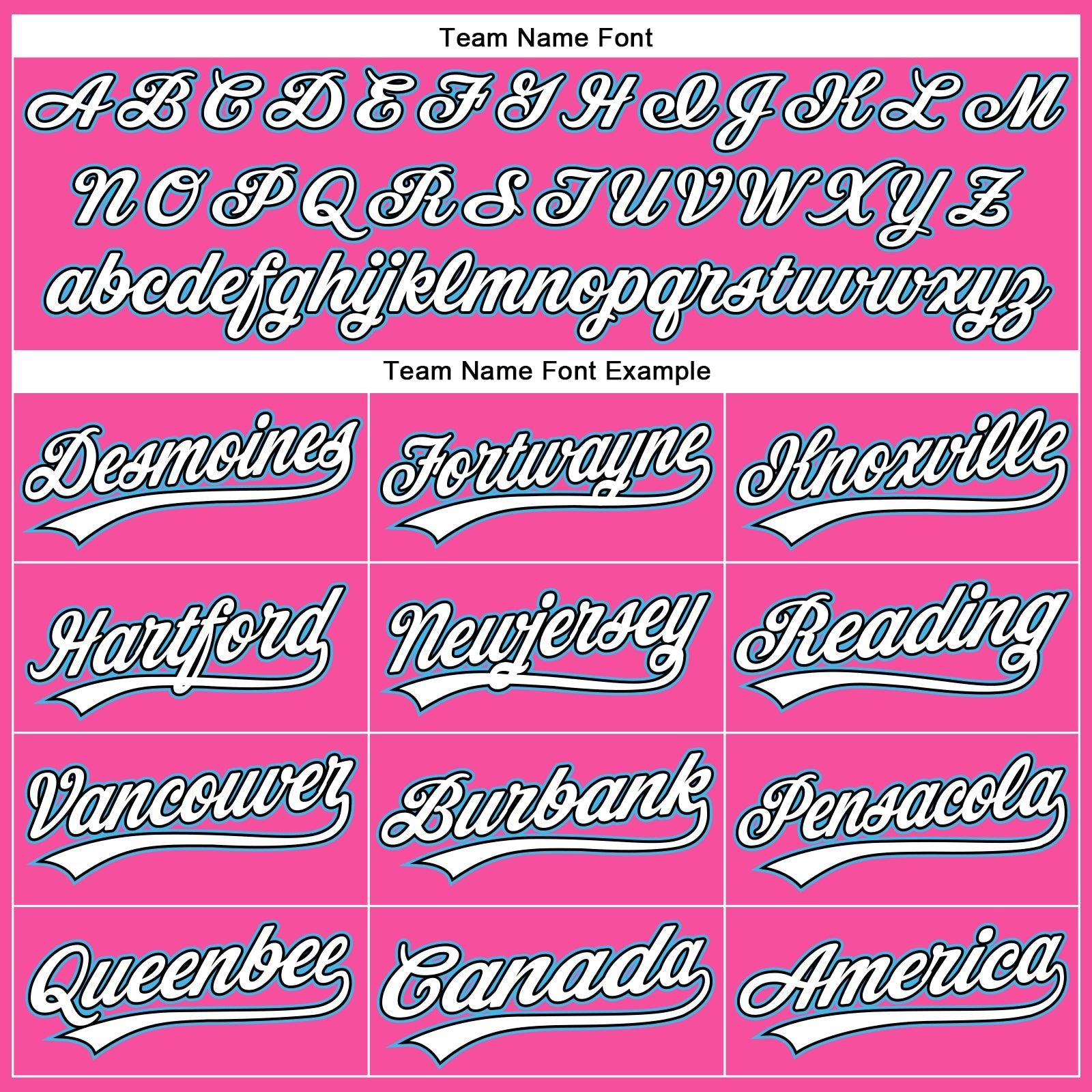 Custom Pink White Pinstripe Sky Blue Authentic Baseball Jersey baseball jersey product view 4