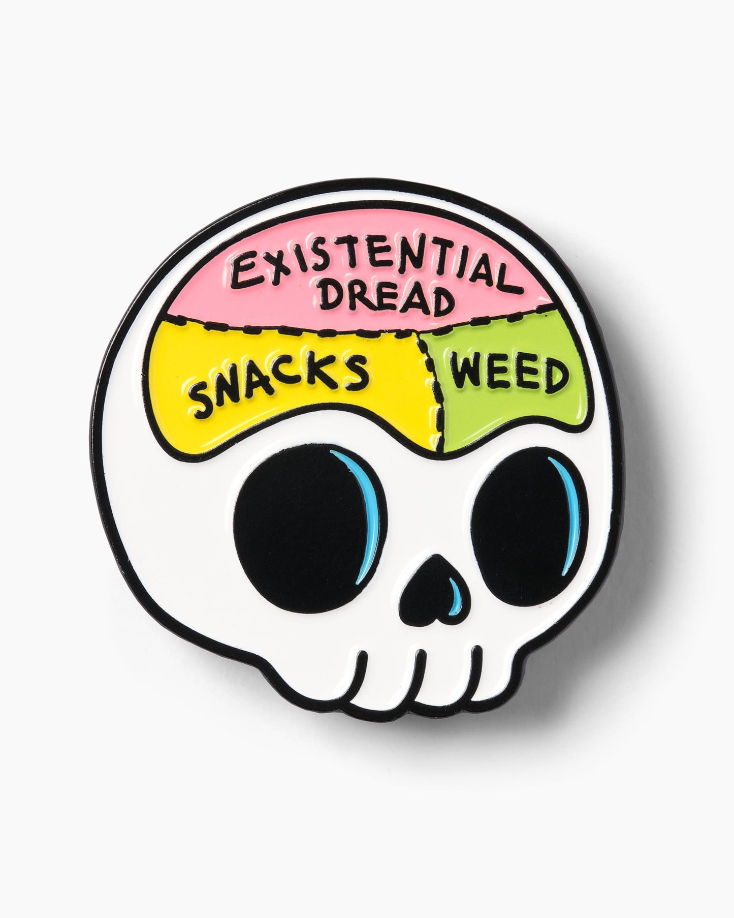 Dread Skull  Enamel Pin Unisex T-shirt, Sweatshirt, Hoodie, Long Sleeve Tee - T-Shirt, Sweatshirt, Hoodie