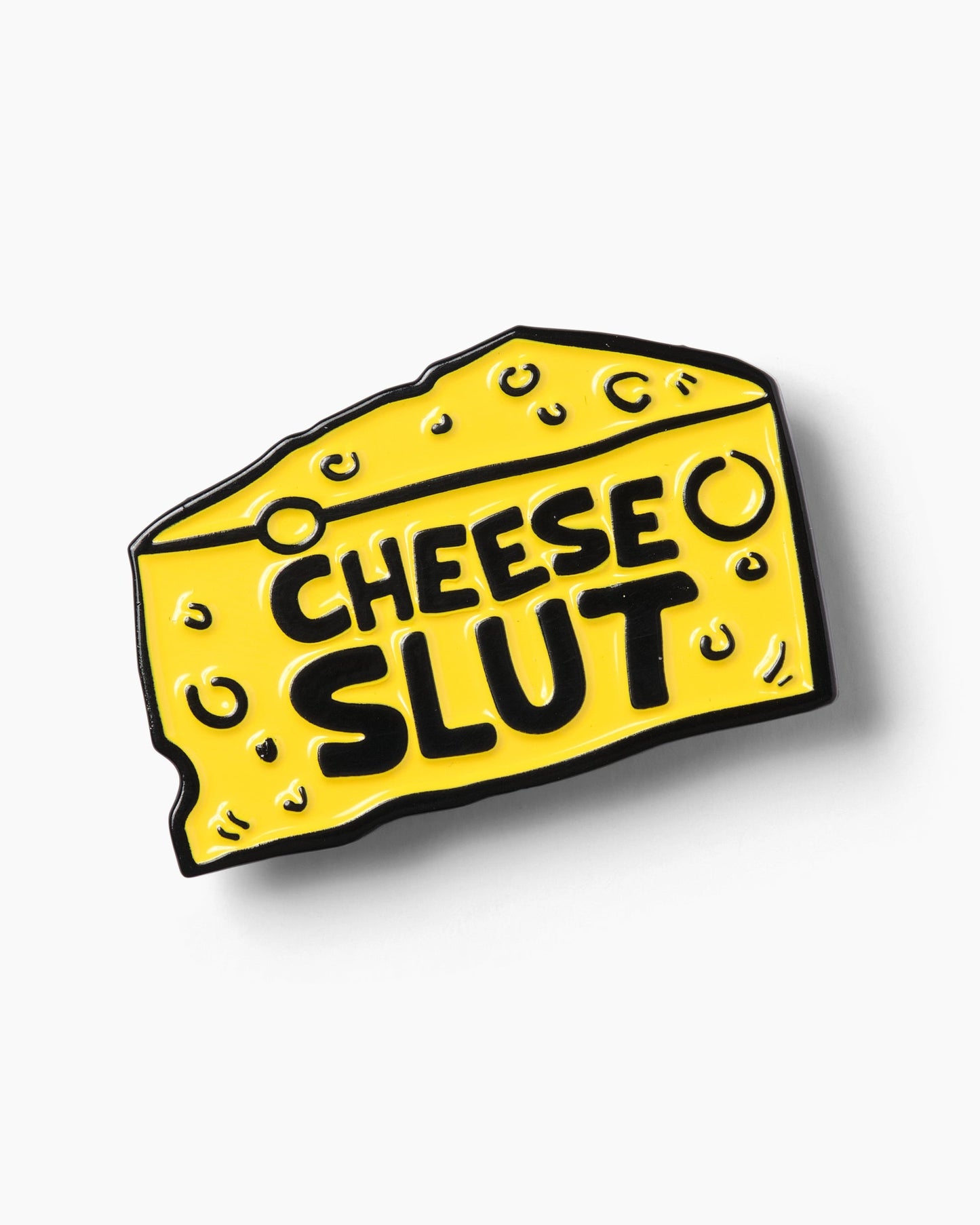 Cheese Slut Enamel Pin Unisex T-shirt, Sweatshirt, Hoodie, Long Sleeve Tee - T-Shirt, Sweatshirt, Hoodie