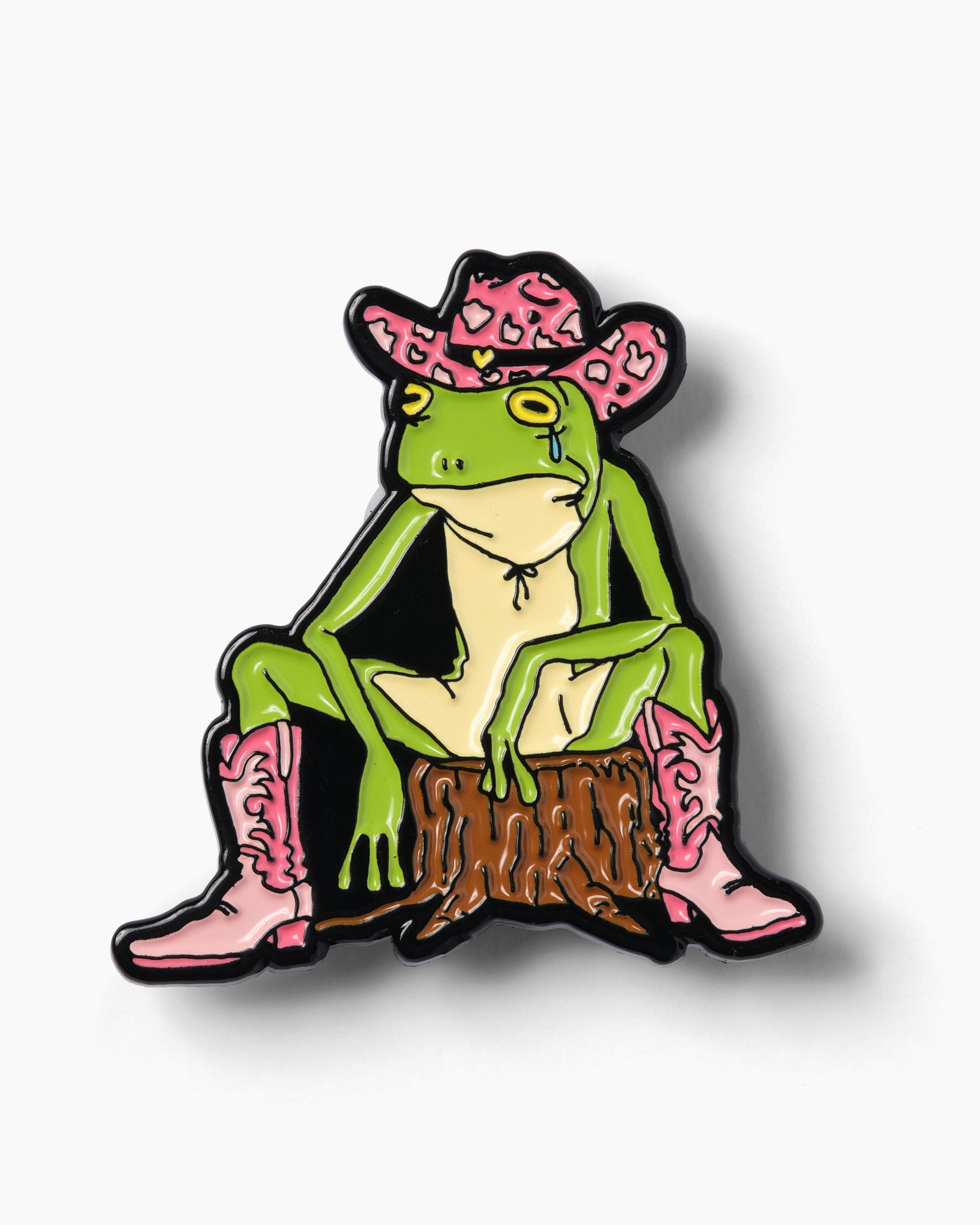 Sad Frog Enamel Pin Unisex T-shirt, Sweatshirt, Hoodie, Long Sleeve Tee - T-Shirt, Sweatshirt, Hoodie