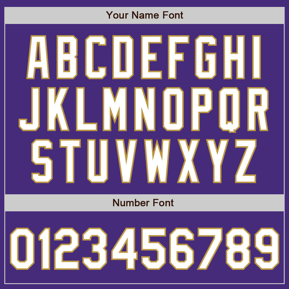 Custom Purple White-Old Gold Gradient Classic Vertical Stripe Authentic Baseball Jersey baseball jersey product view 5