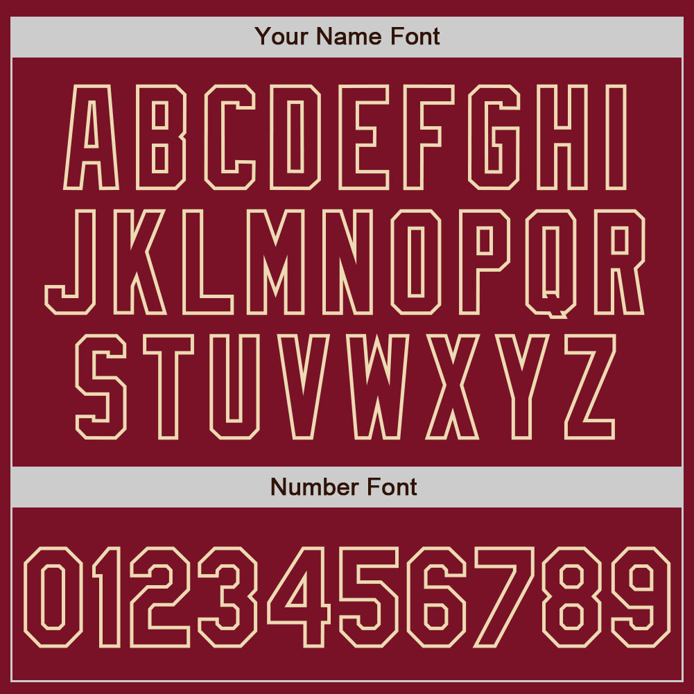 Custom Crimson Cream-Cream Gradient Classic Vertical Stripe Authentic Baseball Jersey baseball jersey product view 5