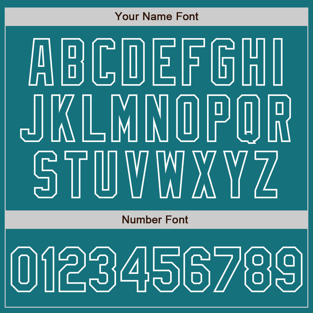 Custom Teal-White Gradient Classic Vertical Stripe Authentic Baseball Jersey baseball jersey product view 5