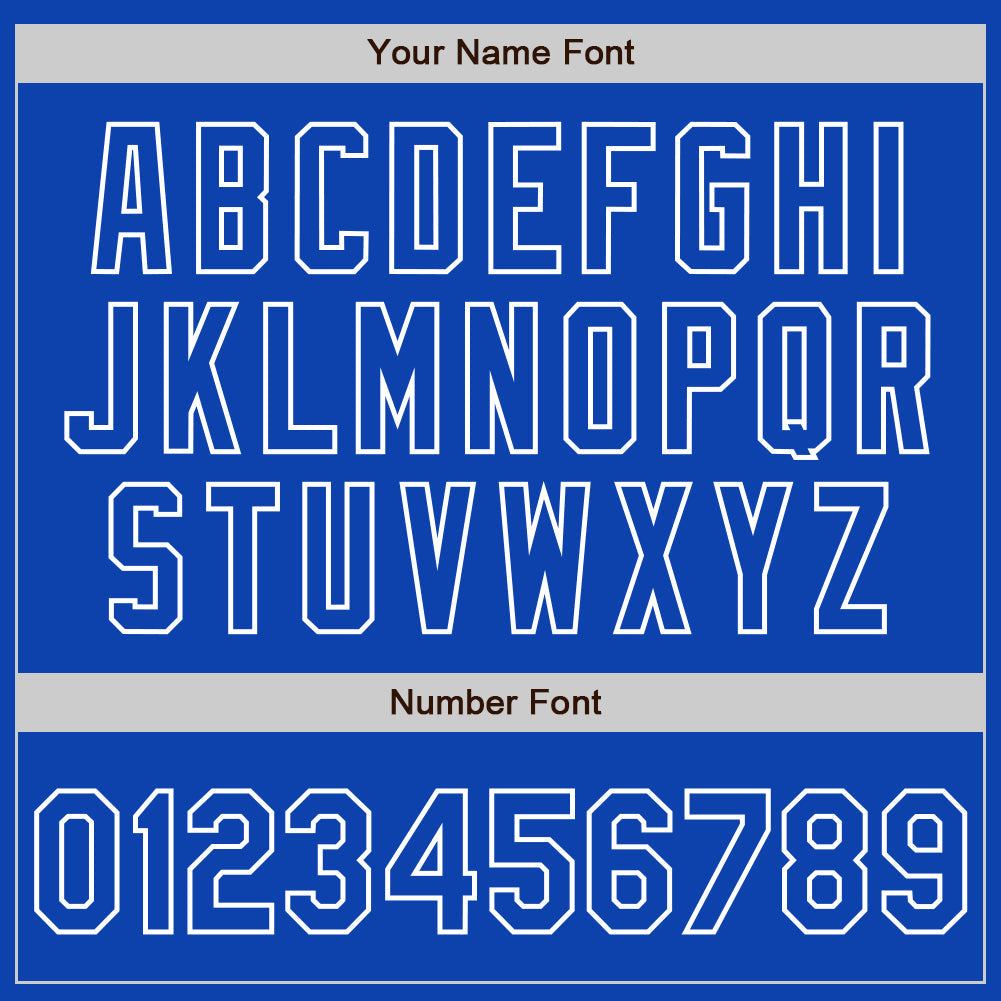 Custom Thunder Blue-White Gradient Classic Vertical Stripe Authentic Baseball Jersey baseball jersey product view 5