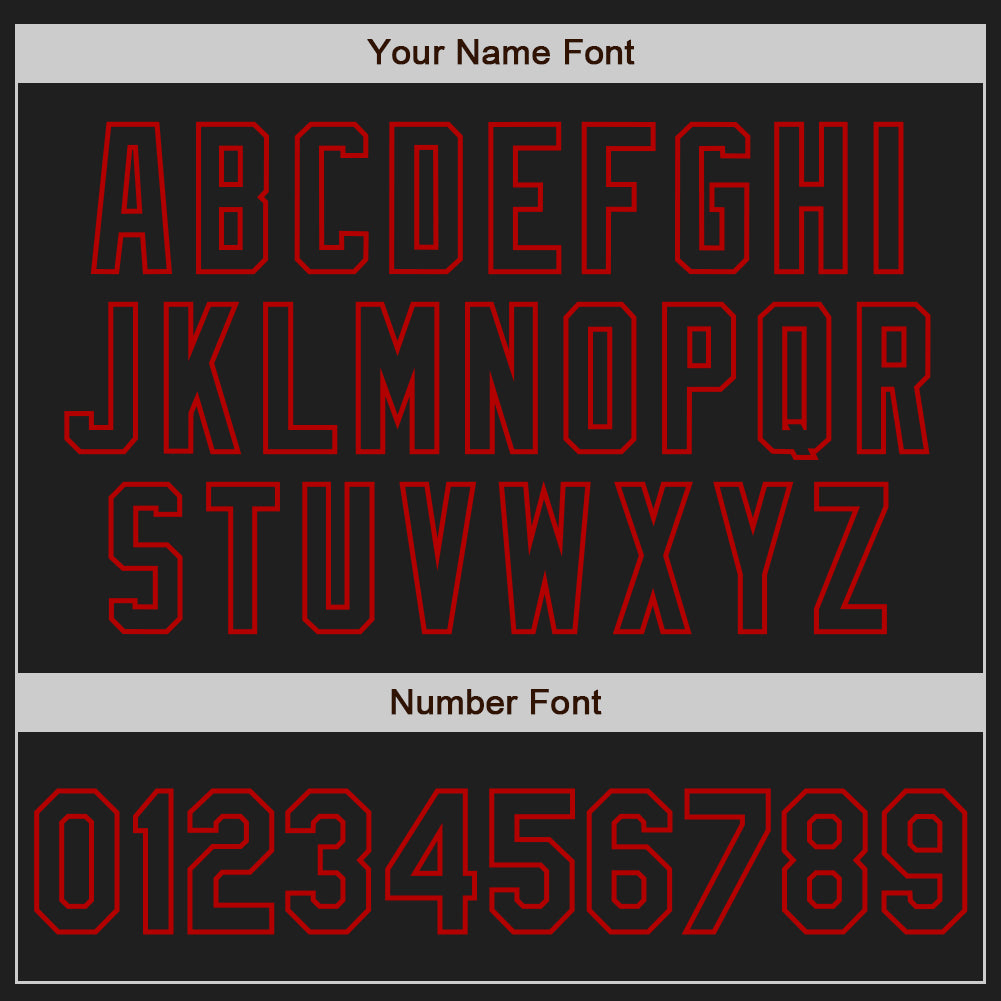 Custom Black-Red Classic Vertical Stripe Fluid Liquid Texture Authentic Baseball Jersey baseball jersey product view 5