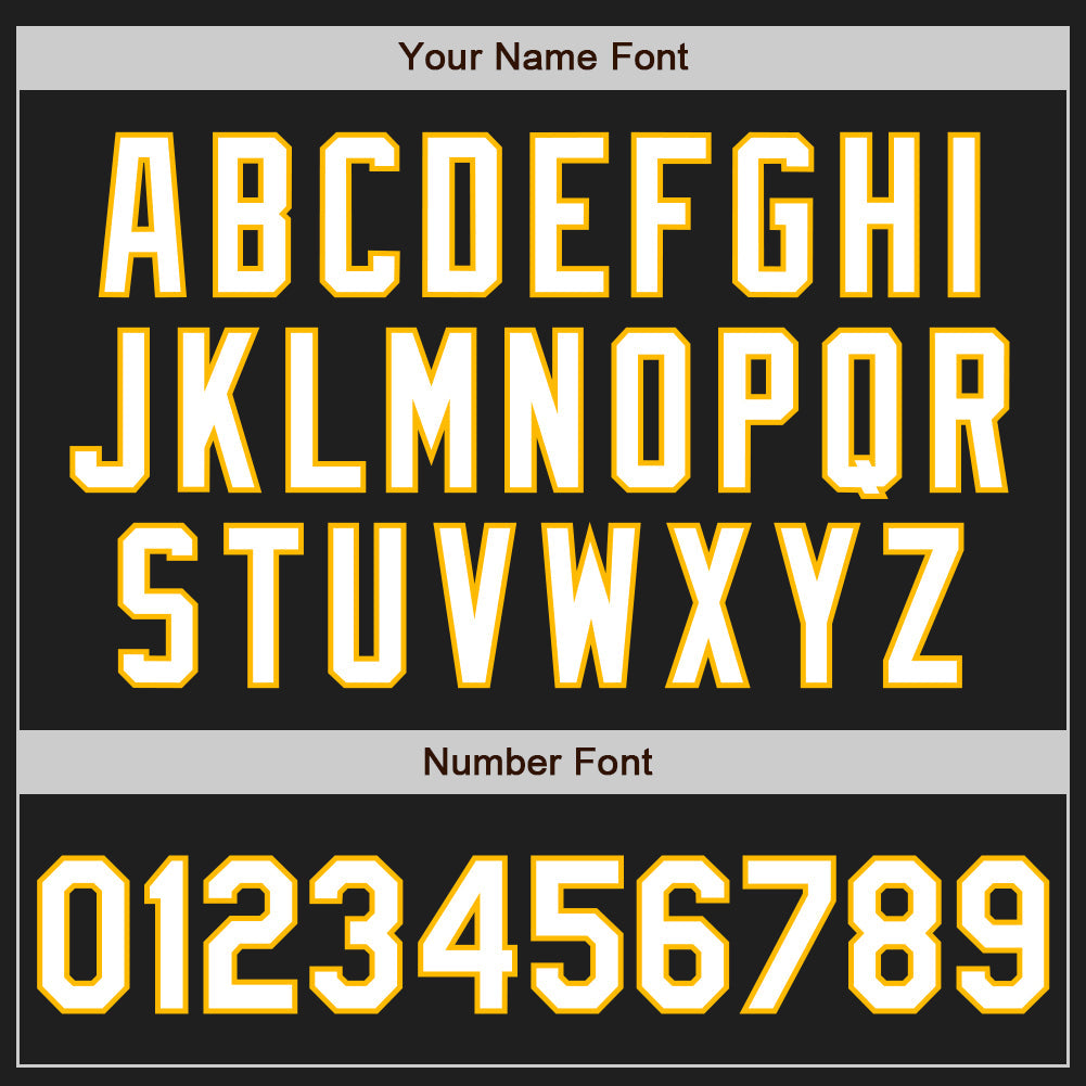 Custom Black White-Gold Classic Vertical Stripe Fluid Liquid Texture Authentic Baseball Jersey baseball jersey product view 5