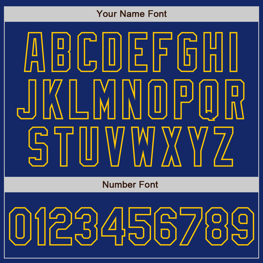 Custom Royal-Yellow Classic Vertical Stripe Fluid Liquid Texture Authentic Baseball Jersey baseball jersey product view 5