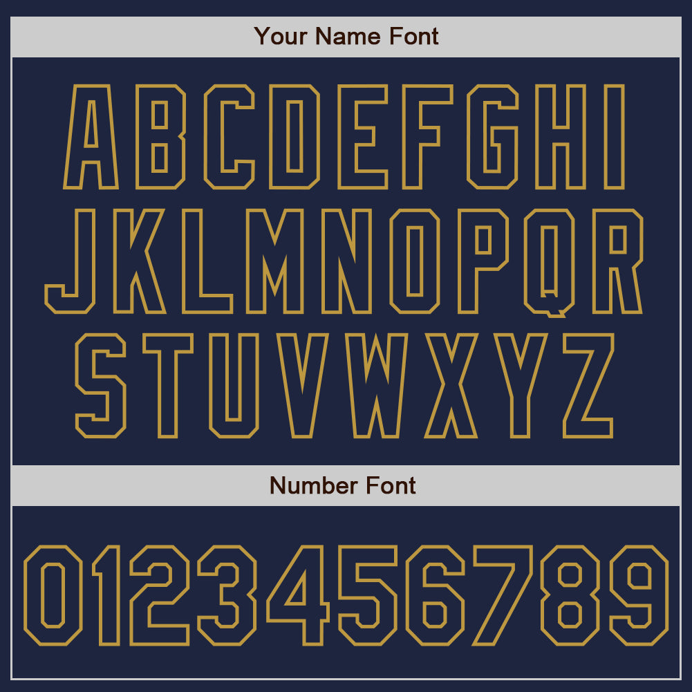 Custom Navy-Old Gold Classic Vertical Stripe Fluid Liquid Texture Authentic Baseball Jersey baseball jersey product view 5